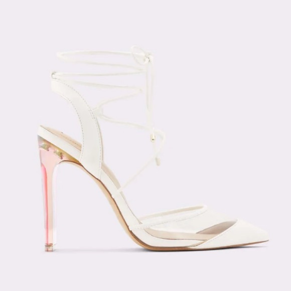 Aldo Women's Heels Fereira (White) - Picture 6 of 10